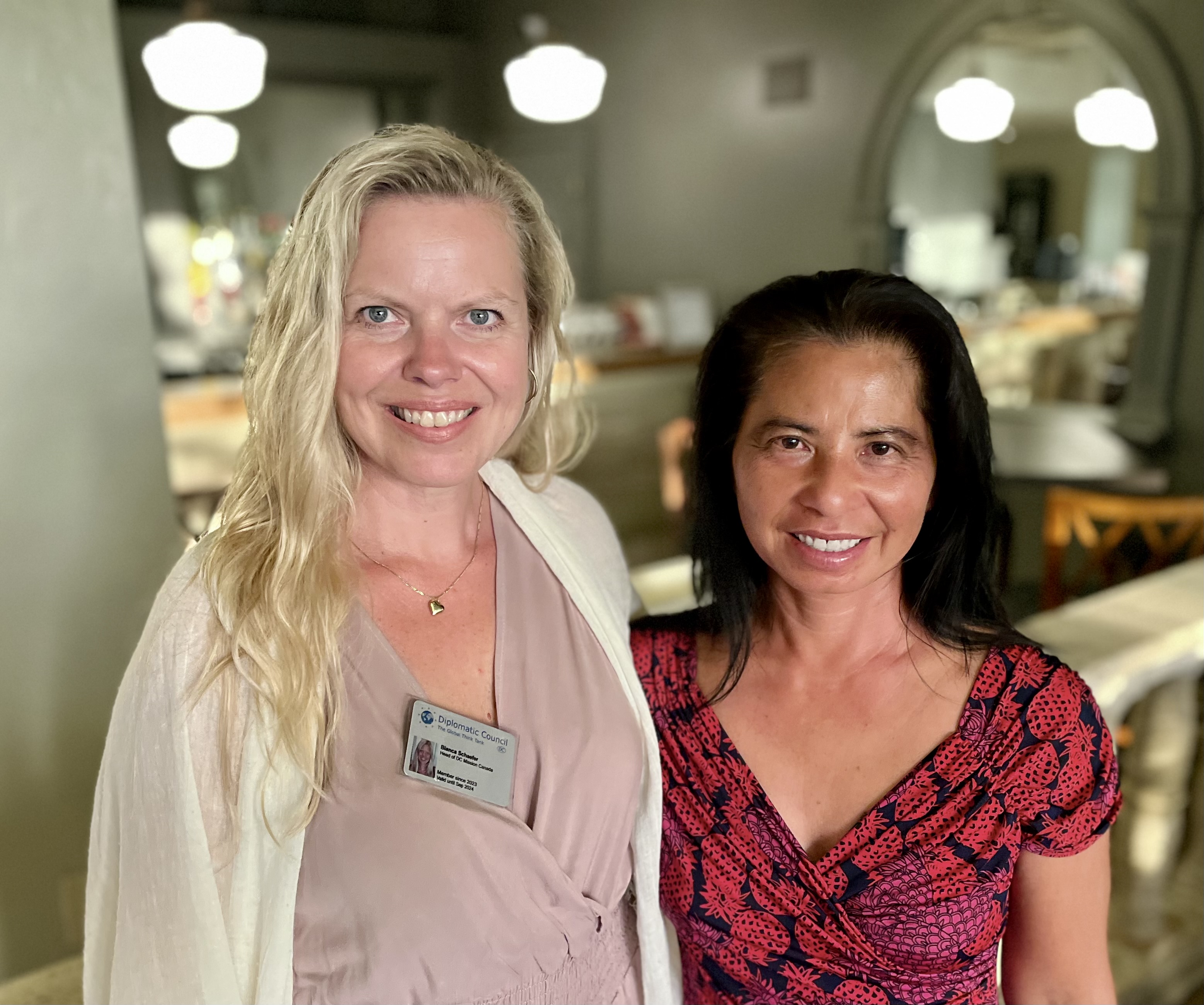 Bianca Schaefer with Hang Nguyen
