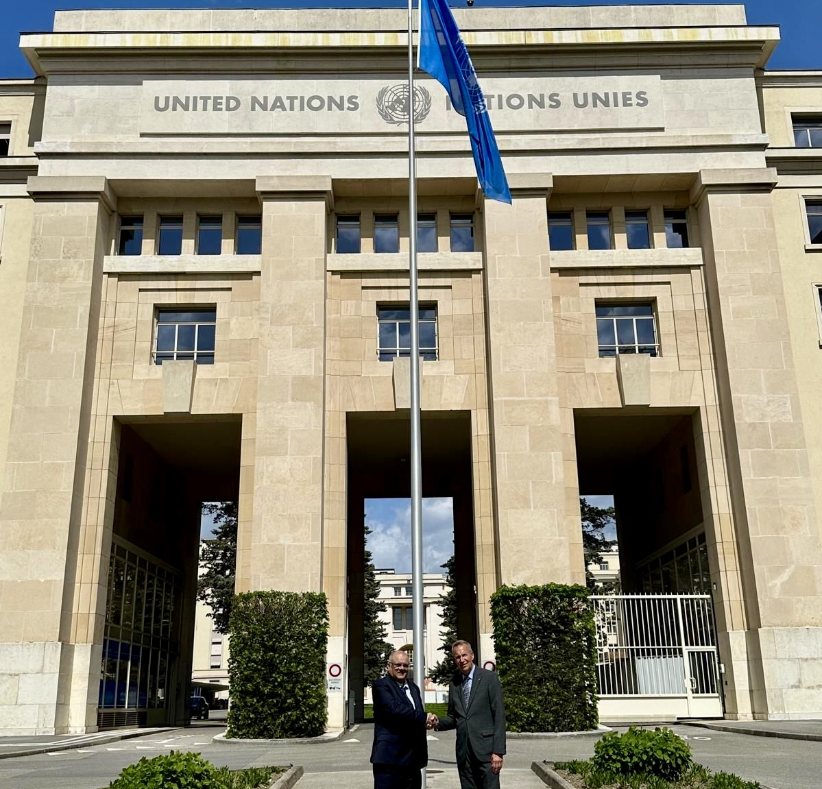 Doctor Govindraj Dempo with Andreas Dripke