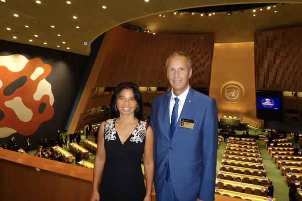 At the UN